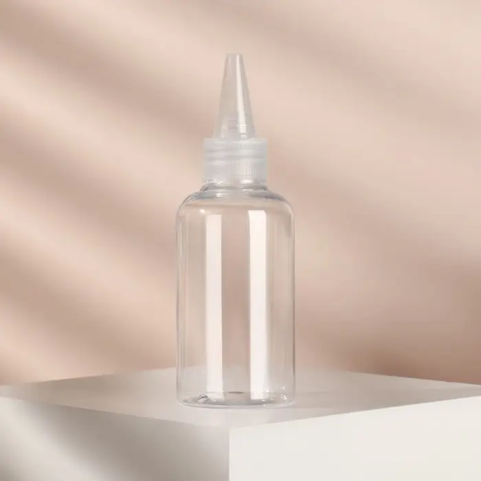 Бутылочка для хранения, 90 мл, твист-крышка, прозрачная Бутылочка для хранения, 90 мл, твист-крышка, прозрачная