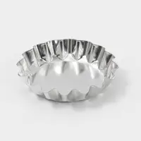 Форма для выпечки универсальная, d=15.2 см, h=3.4 см, жесть, серебристая