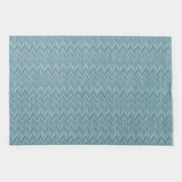 Салфетки сервировочные на стол Доляна, 4 шт., 45&times;30 см, голубые