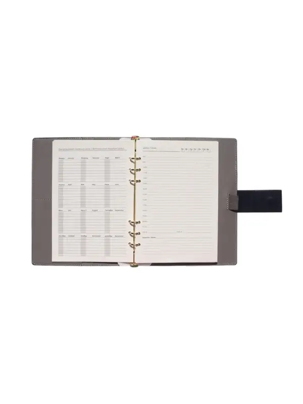 Органайзер на кольцах, А5, с хлястиком, 80л, линия, к/зам, Синий Органайзер на кольцах, А5, с хлястиком, 80л, линия, к/зам, Синий