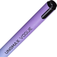 Ручка шариковая неавтомат. Unomax Vogue, лин0,3мм, мaсл, син, фиол/син