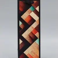 Пакет ламинированный под бутылку &laquo;Абстракция&raquo;, 13&times;36&times;10 см
