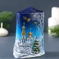 Свеча декоративная &laquo;Новогодняя&raquo; 5&times;8&times;11 см
