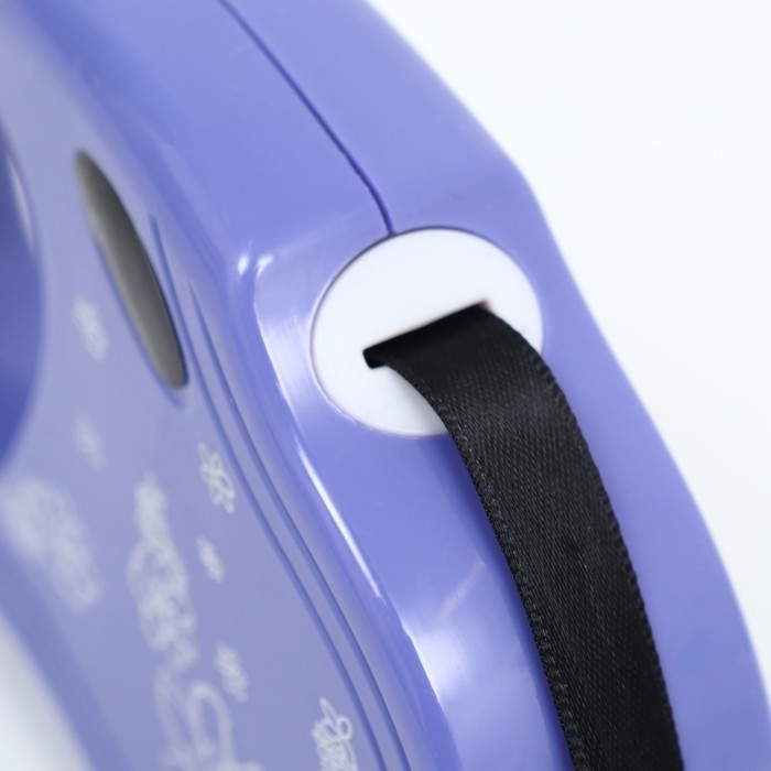 Рулетка  Рулетка "Цветы", 3 м, до 10 кг, фиолетовая