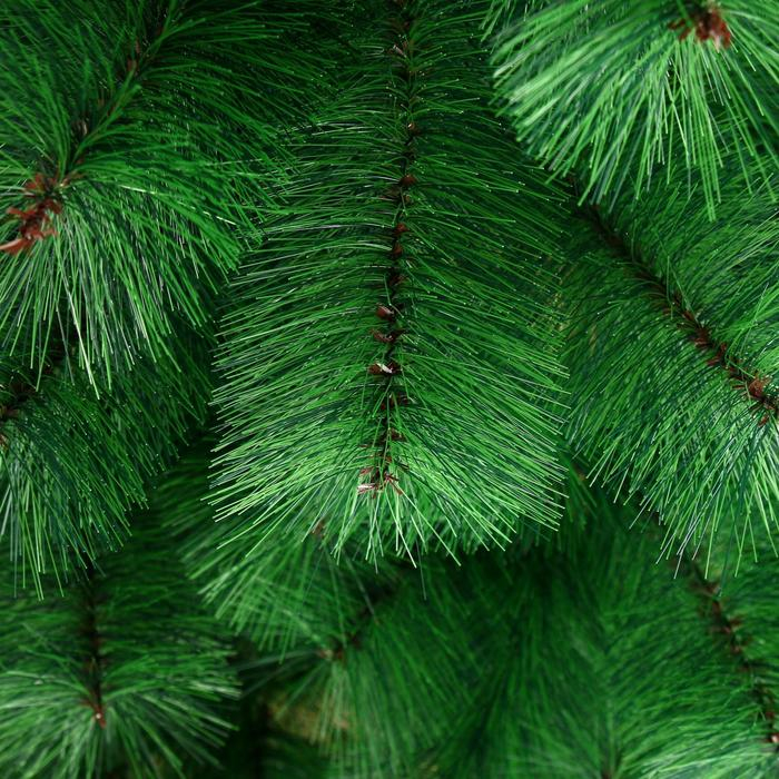 Кедр  Кедр "Зелёный" металл подставка, 150 см d иголок 10 см d нижнего яруса 87 см 152 ветки
