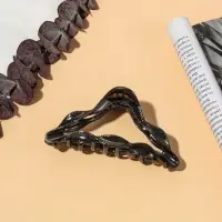 Крабик для волос &laquo;Луна&raquo;, уголок, 10 см, чёрный