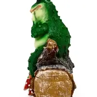 Садовая фигура 28 х 26 х _ см полистоун Лагушка на бревне