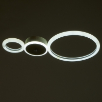 Люстра с ПДУ 2031/2 LED 66Вт белый 55х28х4,5 см BayerLux