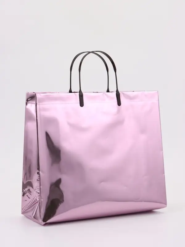 Пакет подарочный ПВХ, голография, розовый, пластиковая ручка, 32×28×11 см Пакет подарочный ПВХ, голография, розовый, пластиковая ручка, 32×28×11 см