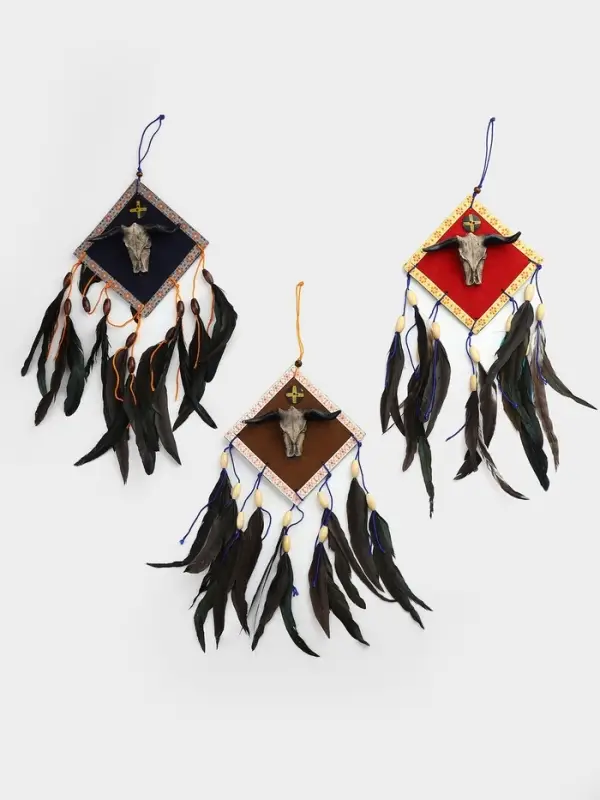 Ловец снов &laquo;Череп буйвола&raquo;, 20&times;4&times;35 см, МИКС