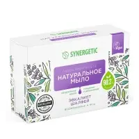 Натуральное туалетное мыло Synergetic &laquo;Эвкалипт и шалфей&raquo;, гипоаллергенное, 90 г
