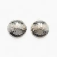 Серьги клипсы для ушей QF &laquo;Тренд. Объёмный круг&raquo;, цвет серебро