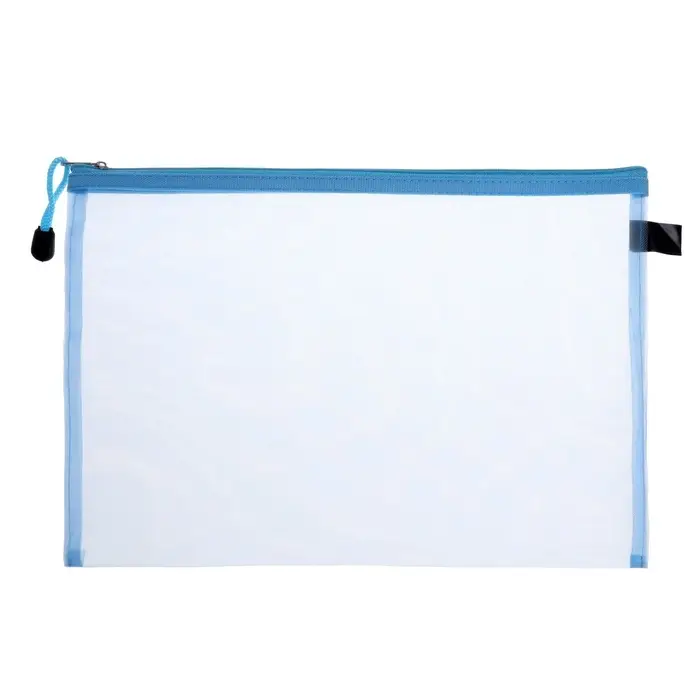 Папка-конверт на молнии А4, Calligrata &laquo;Сеточка&raquo;, МИКС