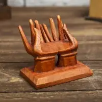 Подставка под визитки &laquo;Символика&raquo;, 9&times;9&times;10 см