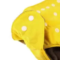 Многоразовый подгузник, угольно-бамбуковая ткань, 3-15 кг, цвет желтый, Крошка Я