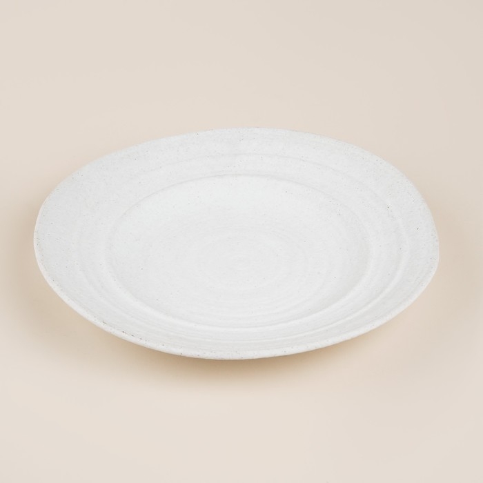 Тарелка керамическая SL Home «Арена Бланка», d=30 см, цвет белый Тарелка керамическая SL Home «Арена Бланка», d=30 см, цвет белый