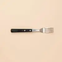 Набор столовых приборов SL Home, 24 предмета, нержавеющая сталь, серебристый, ручки коричневый