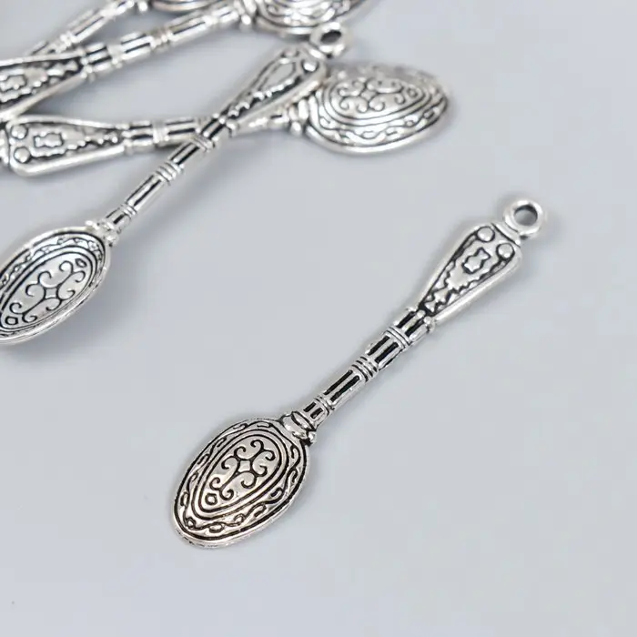 Сувенир кошельковый металл  Сувенир кошельковый металл "Ложка ажурная" (А40840) 5х1 см