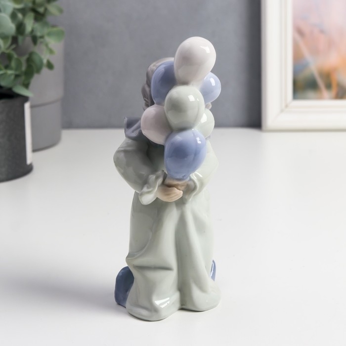 Сувенир керамика  Сувенир керамика "Клоун с воздушными шариками" цветной 17х7х7,5 см