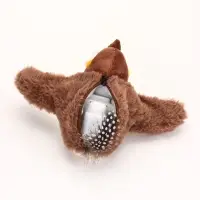 Интерактивная игрушка для кошек "Воробей", коричневый