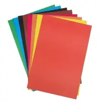 Картон цветной двусторонний Calligrata &laquo;Слон и тигр&raquo;, А4, 8 листов, 8 цветов, матовый, немелованный