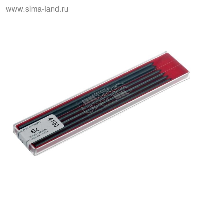 Грифели для цанговых карандашей Koh-i-noor 4190/07 В, 2,0 мм, 12 штук в упаковке Грифели для цанговых карандашей Koh-i-noor 4190/07 В, 2,0 мм, 12 штук в упаковке