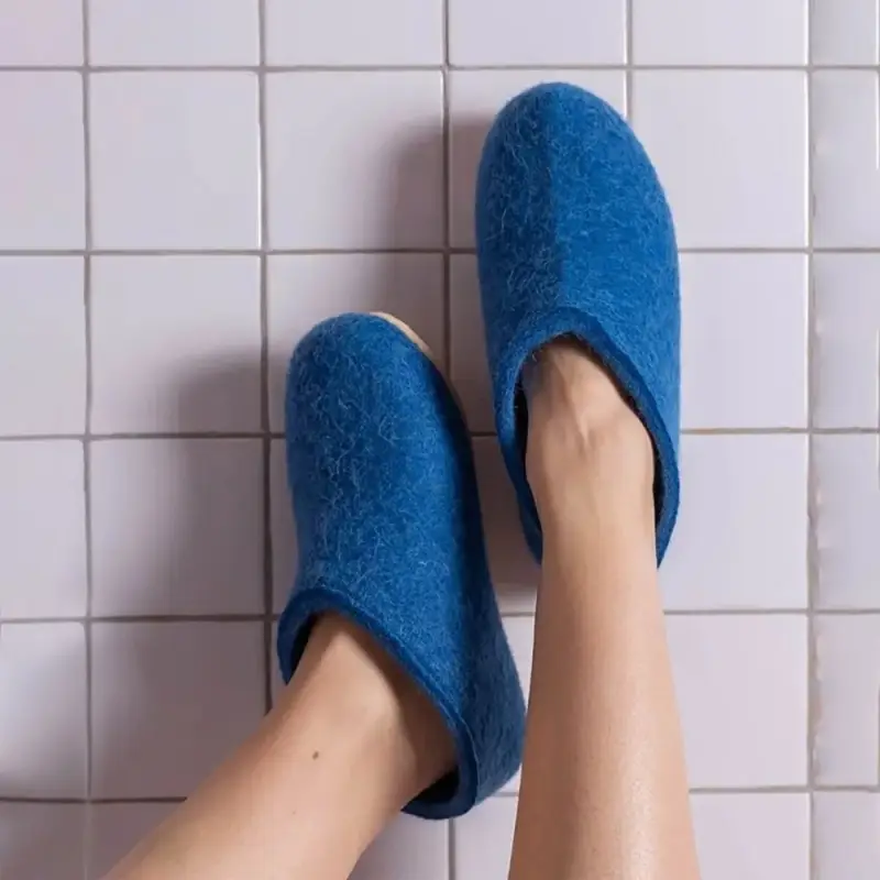 Домашние валенки Cant, синие (василек), размер 35 Домашние валенки Cant, синие (василек), размер 35