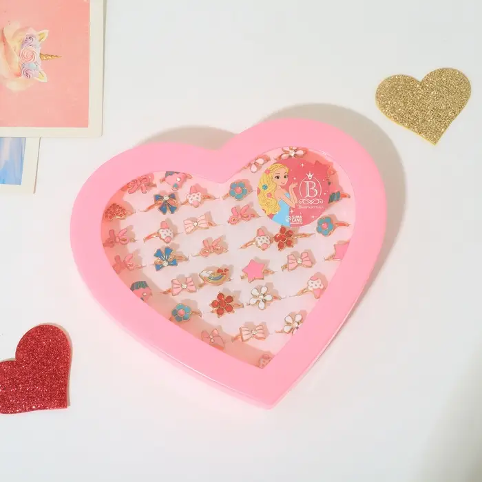 Кольцо детское «Выбражулька» лето, форма МИКС, цвет МИКС, безразмерное Кольцо детское «Выбражулька» лето, форма МИКС, цвет МИКС, безразмерное