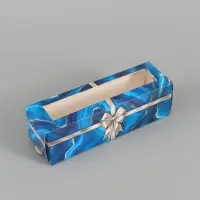 Коробка складная с окном &laquo;Бант&raquo;, 5.5&times;18&times;5.5 см