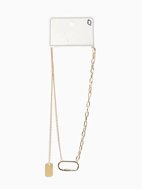 Цепь &laquo;Карабин&raquo;, L=40 см, цвет золото