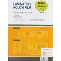 Пленка д/ламинирования A4 125 мкм 100 шт., глянцевая, 216&times;303 мм