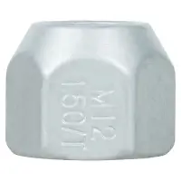 Гайка колесная M12x1,5x18, конус, ключ 21, открытая, дакромет для а/м Hyundai/Mitsubishi/KIA