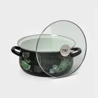 Кастр.сфер. 4л (черная)Мохито