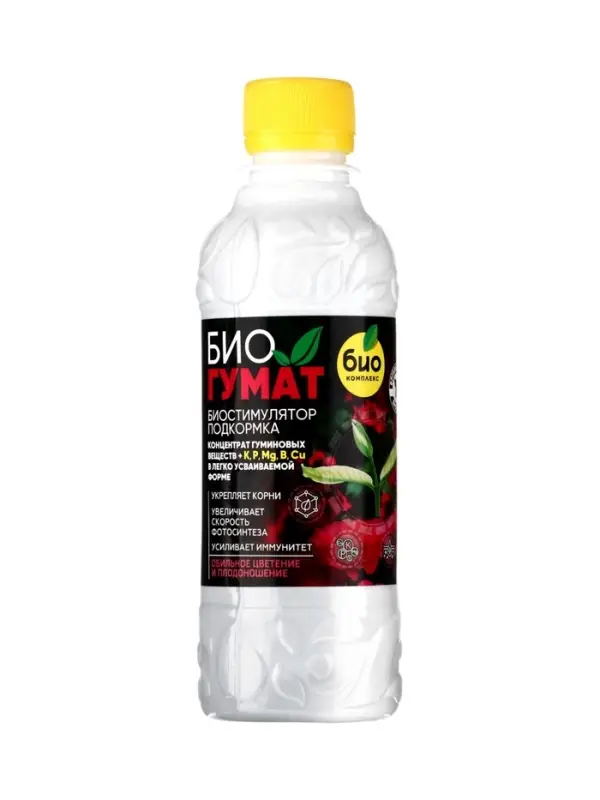БиоГумат из бурого угля БИО-комплекс, 250 мл