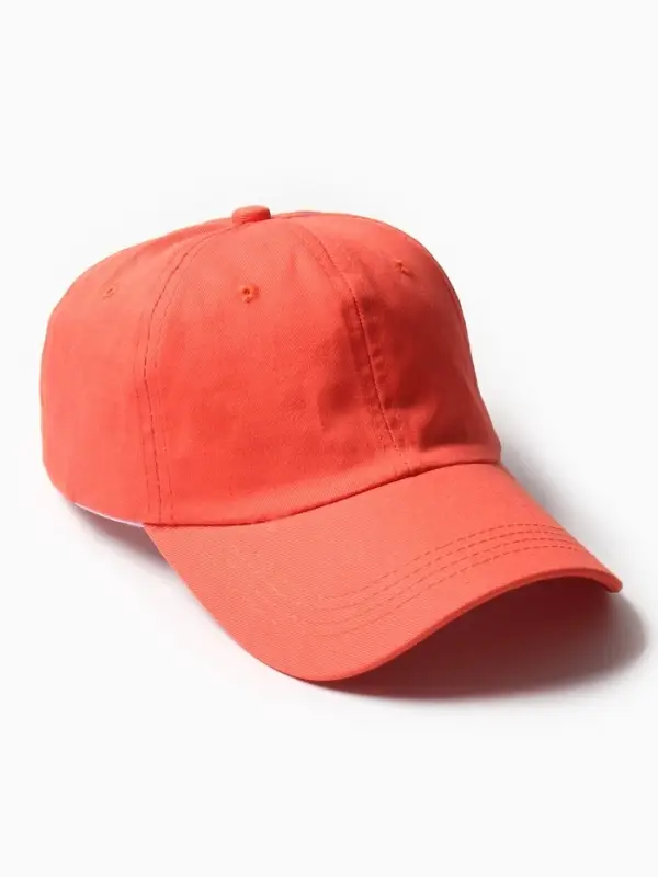 Кепка однотонная MINAKU, оранжевая, размер 58