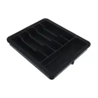 Лоток для столовых приборов тм VETTA, раздвигающийся, 37х33 см, пластик