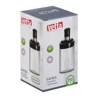 VETTA Банка для масла с кисточкой, 14,5х6,5см, стекло