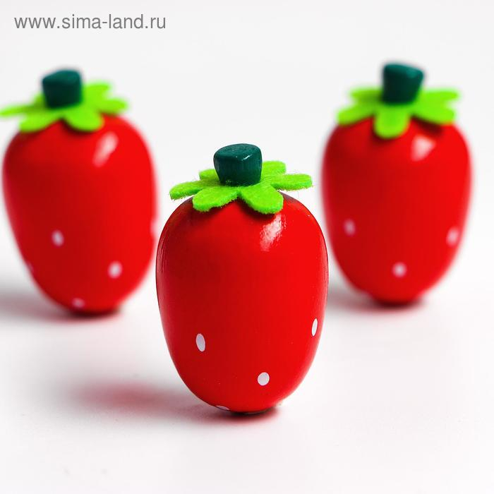 Счётный набор  Счётный набор "Клубничка", 12 ягод: 3 × 2 см