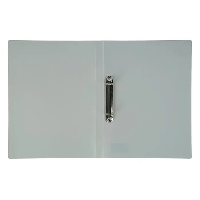 Папка на 2 кольцах А4, Calligrata, 18 мм, 500 мкм, серая