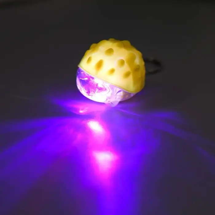 Фонарик брелок для ключей на кольце «Ёжик», 2.8×3.5×4.8 см, МИКС Фонарик брелок для ключей на кольце «Ёжик», 2.8×3.5×4.8 см, МИКС