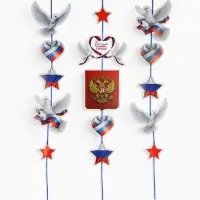 Гирлянда на ленте &laquo;Россия&raquo;, 72&times;65 см