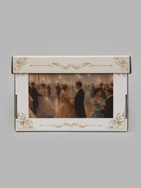 Коробка подарочная, складная 31.2&times;25.6&times;16.1 см &laquo;Зимний бал&raquo;