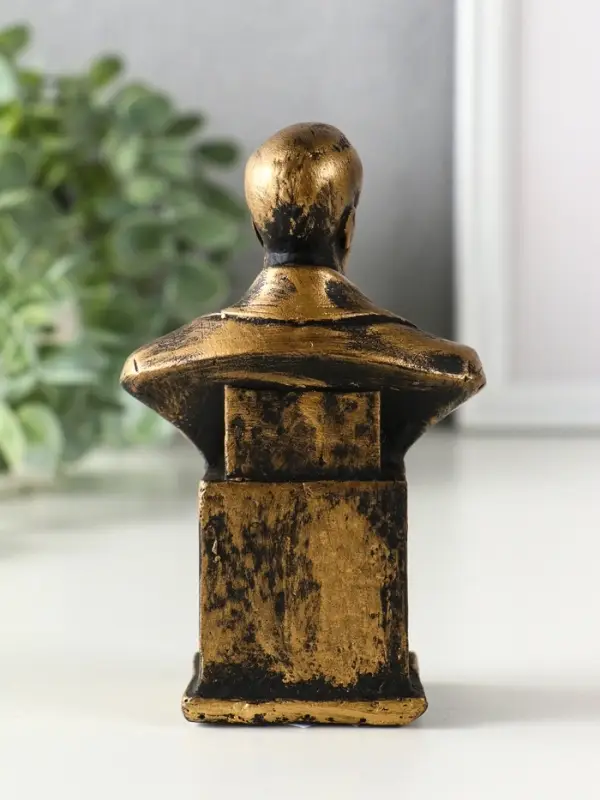 Бюст &laquo;Дзержинского Ф.Э.&raquo;, фигурка гипс, 12&times;7.5&times;4.5 см