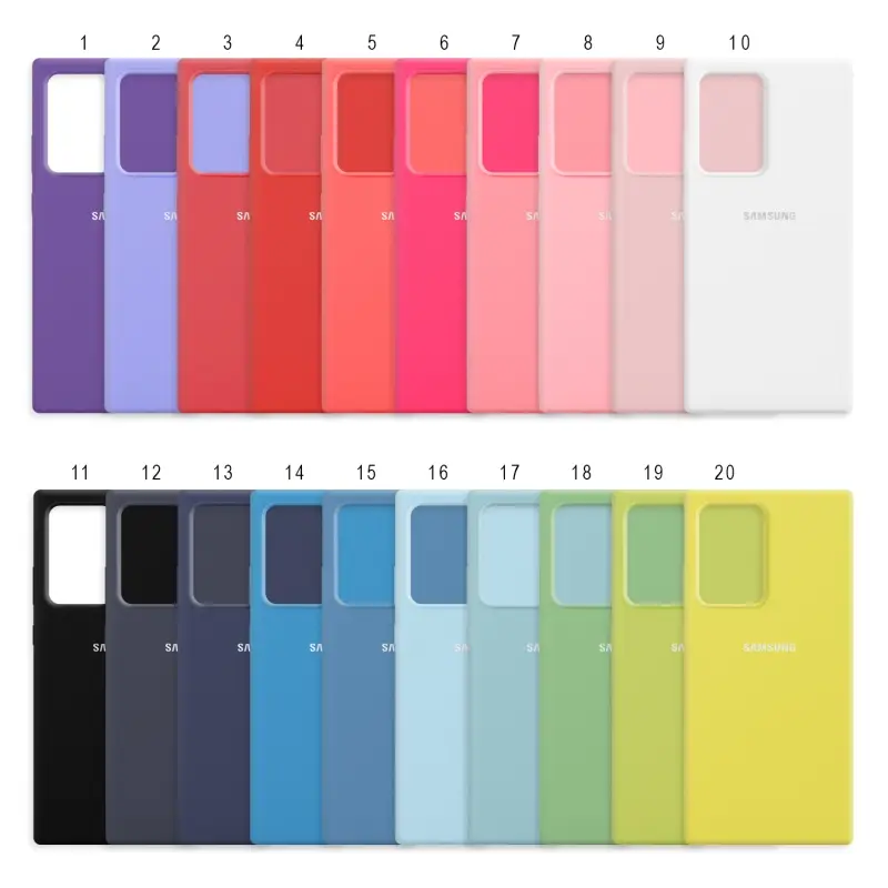 Чехол Samsung Note 20 Ultra Silicone Cover Чехол Samsung Note 20 Ultra Silicone Cover
