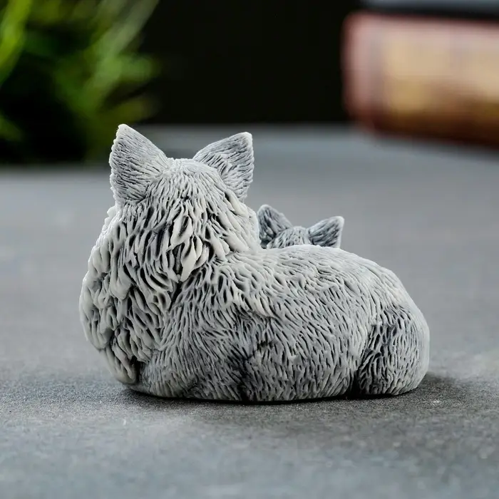 Фигурка &laquo;Лисичка с лисенком&raquo;, 4 см