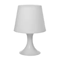 Лампа настольная RISALUX 1340001, E14, 15 Вт, белая, 19.5&times;28 см