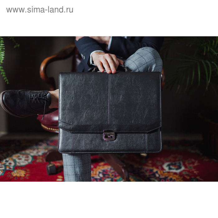 Сумка мужская «Алекс», цвет чёрный Сумка мужская «Алекс», цвет чёрный