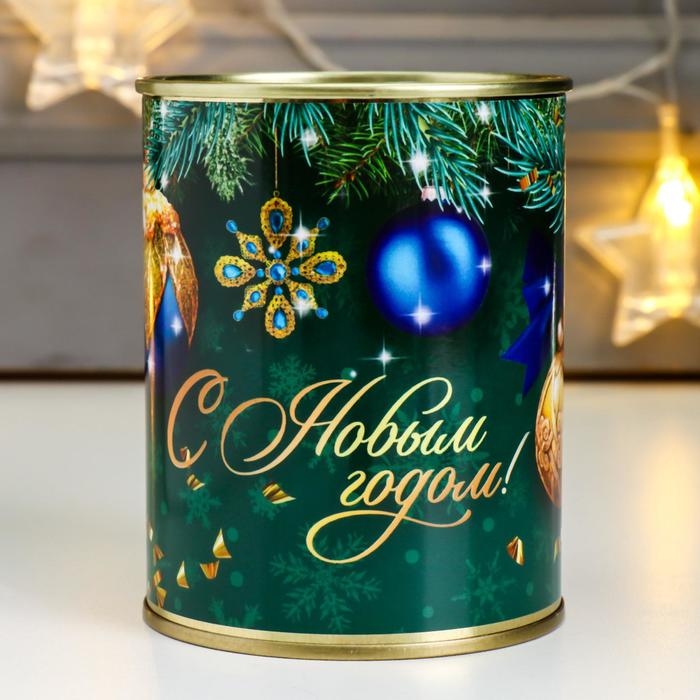 Копилка-банка металл  Копилка-банка металл "С Новым Годом!"