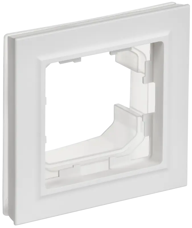 BRITE Рамка 1-местная IP44 РУ-1-БрАБ-44 арктический белый IEK