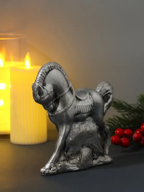 Фигурка  Фигурка "Лошадь" 13,5х5х14 см, серебро